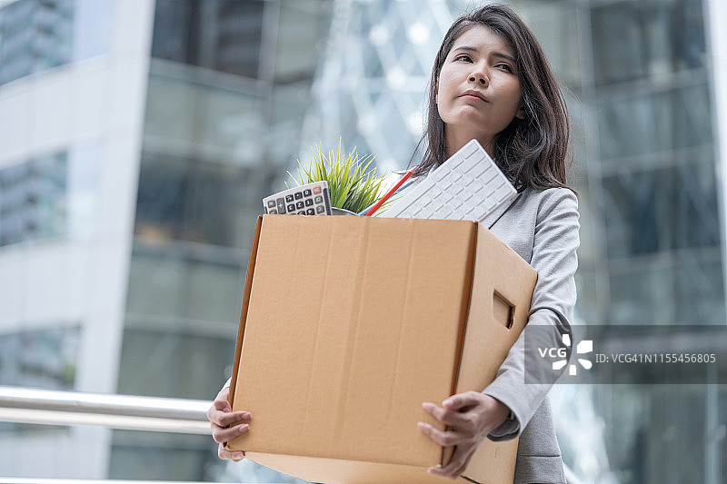 失业女商人图片素材