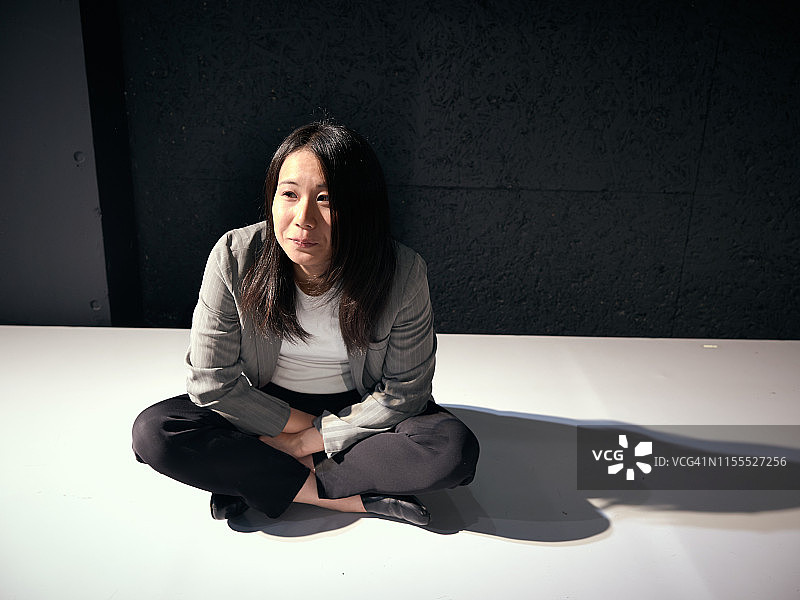 练习期间的休息女子图片素材