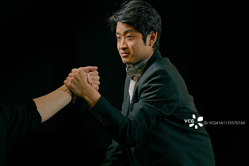 年轻演员肖像图片素材