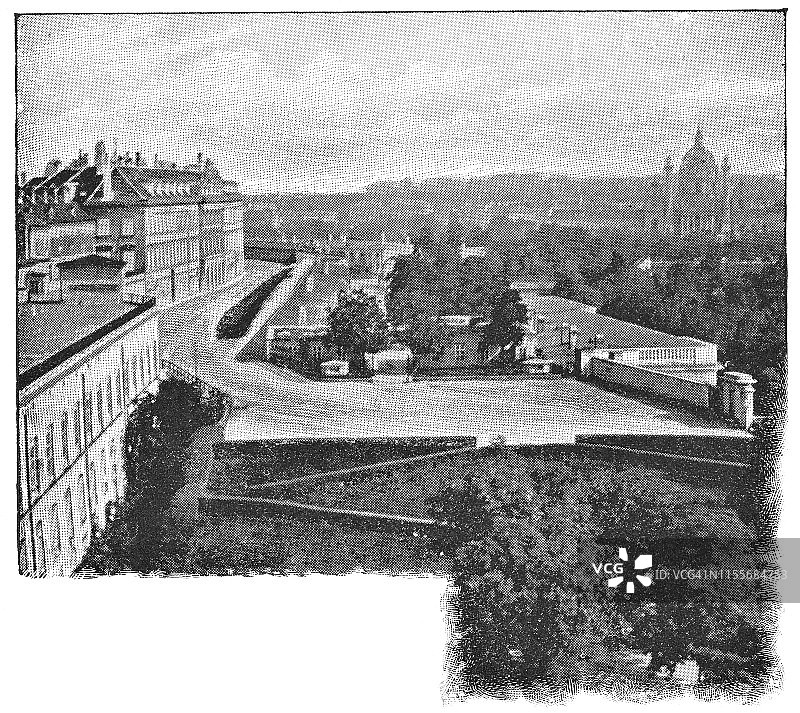 奥地利维也纳城市风光 - 19世纪奥匈帝国图片素材