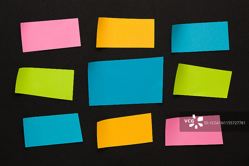彩色空白贴纸图片素材