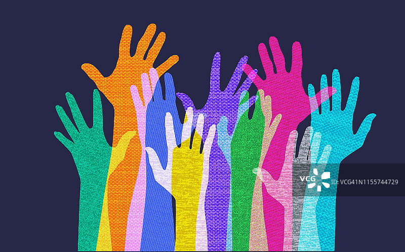 高举双手图片素材