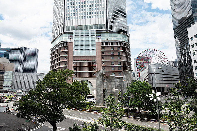 大阪的城市建筑图片素材