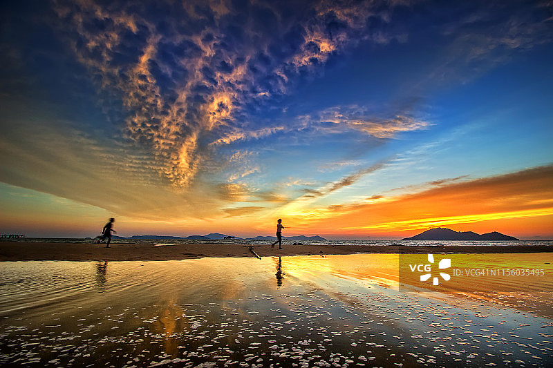 美丽的日落图片素材