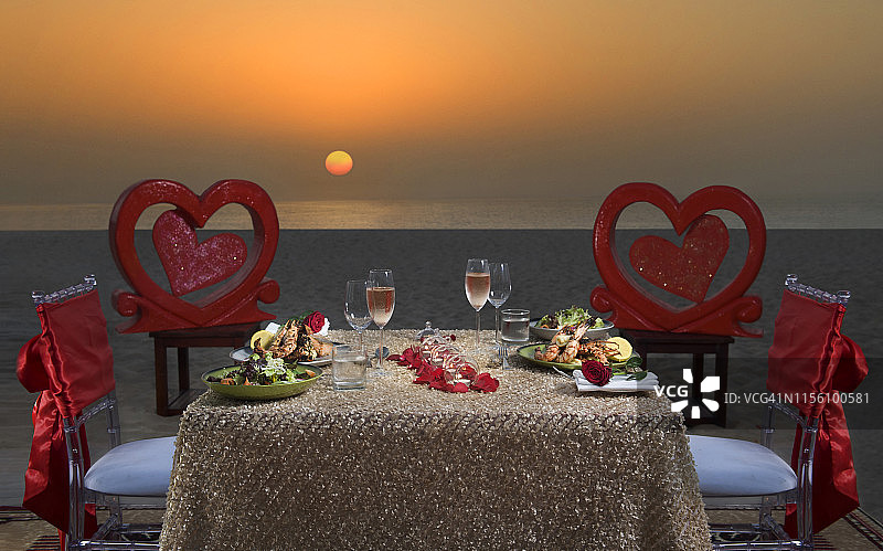 情人节场景布置图片素材