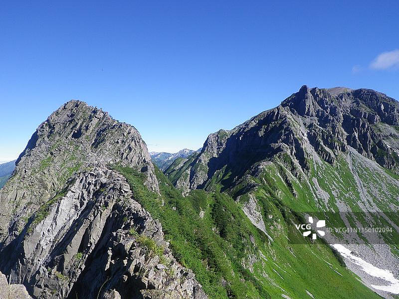 穗高山图片素材