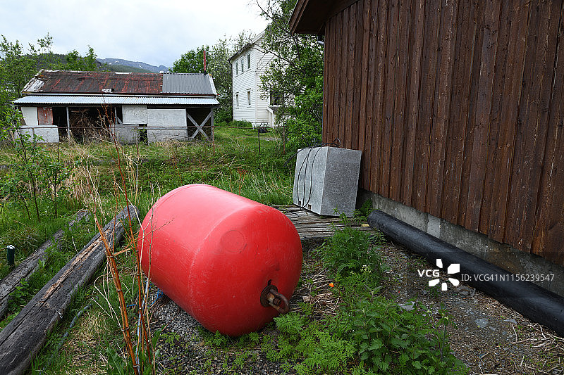 挪威北部塔尔维克港口图片素材