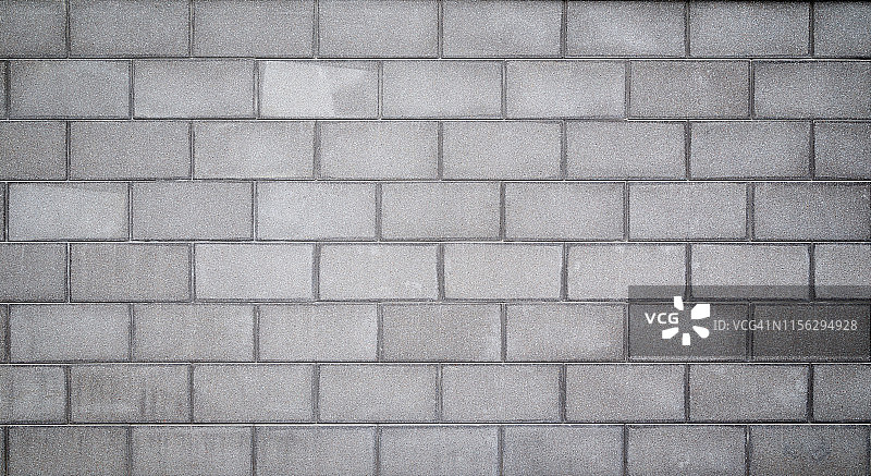 浅灰色混凝土砌块墙背景图片素材
