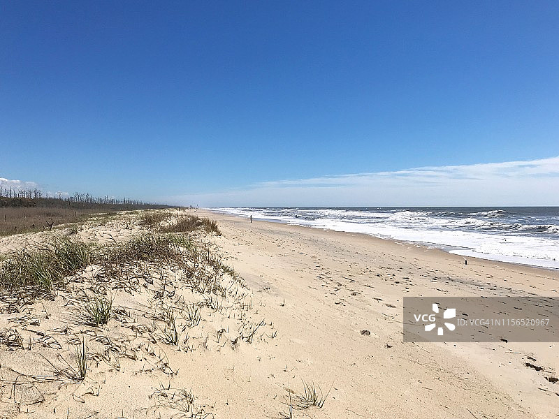 风吹阿萨提格岛自然海滩图片素材