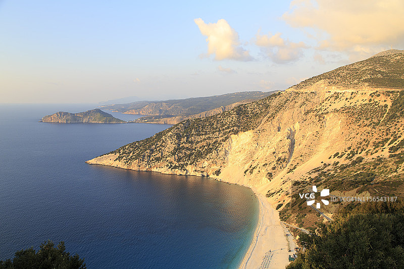 希腊爱奥尼亚群岛凯法利尼亚岛风光图片素材