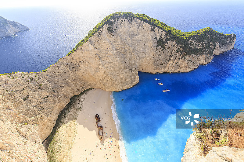 希腊爱奥尼亚群岛扎金索斯图片素材