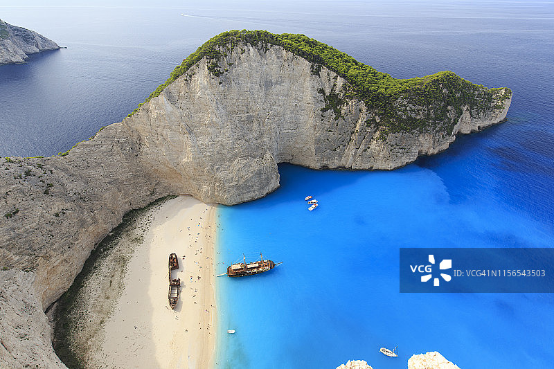 希腊爱奥尼亚群岛扎金索斯图片素材