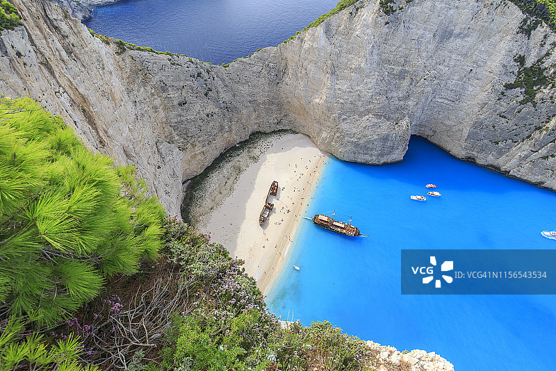 希腊爱奥尼亚群岛扎金索斯图片素材