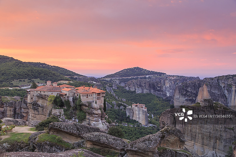 希腊塞萨利迈泰奥拉图片素材