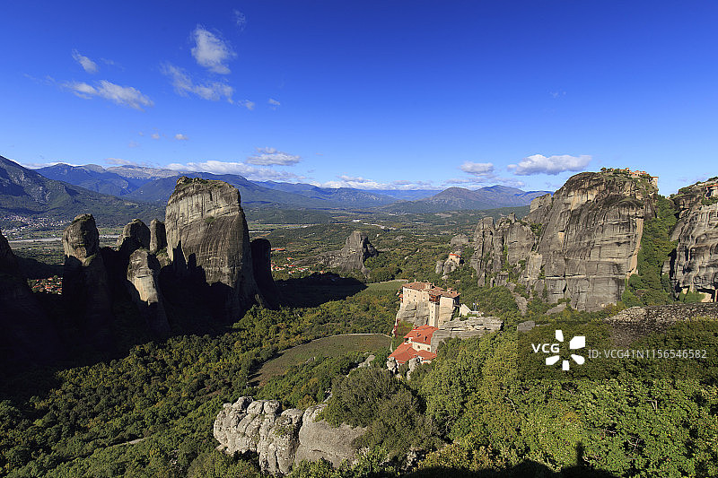 希腊塞萨利迈泰奥拉图片素材