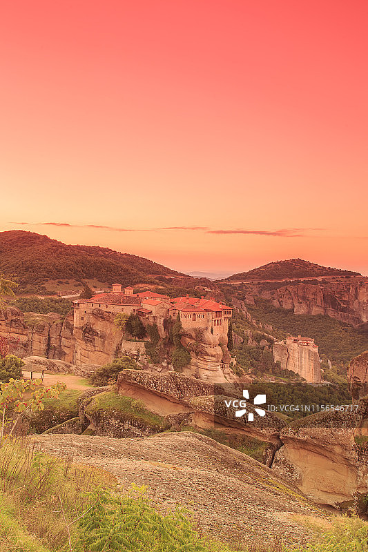 希腊塞萨利迈泰奥拉图片素材