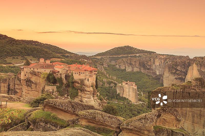 希腊塞萨利迈泰奥拉图片素材