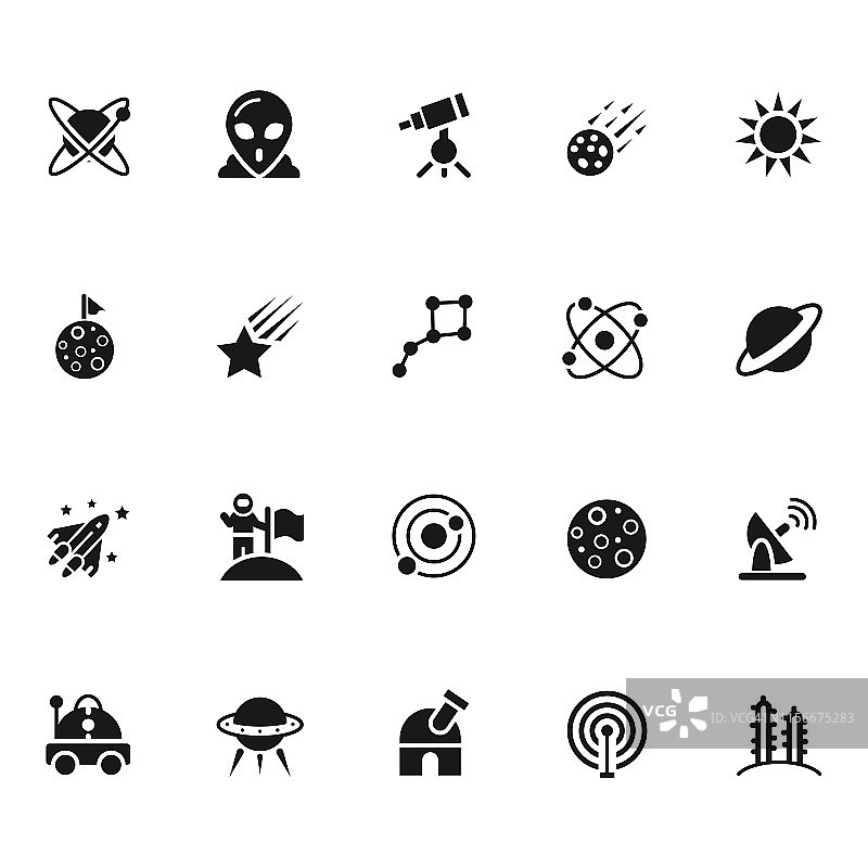 太空图标图片素材