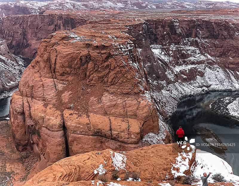 亚利桑那州科罗拉多河马蹄湾图片素材