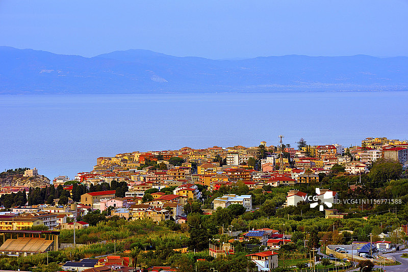 意大利卡拉布里亚特罗佩亚全景图片素材