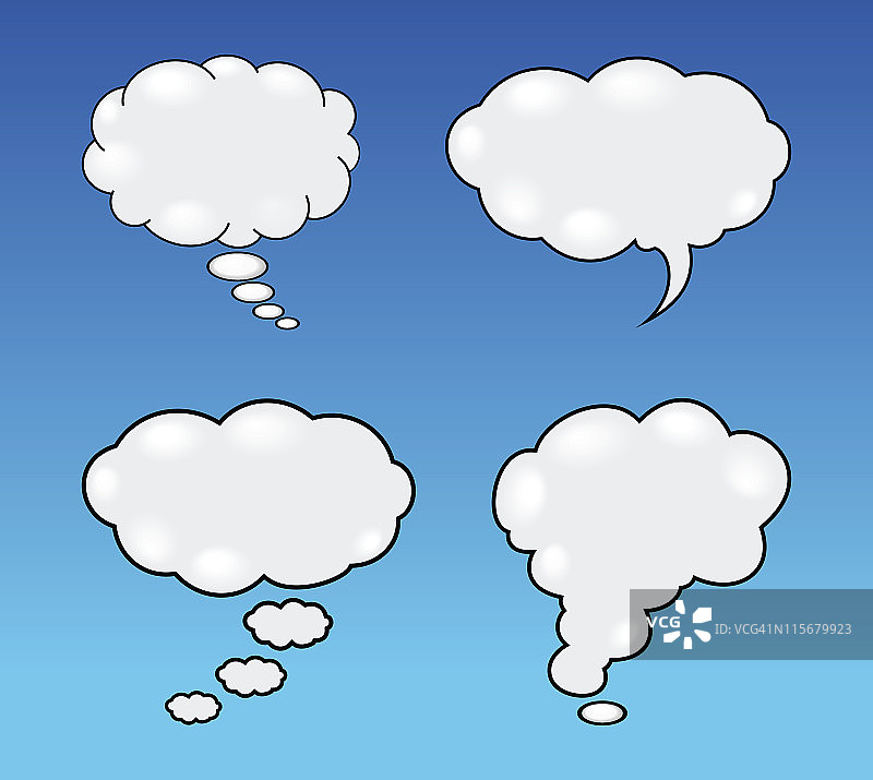 卡通对话气泡图片素材