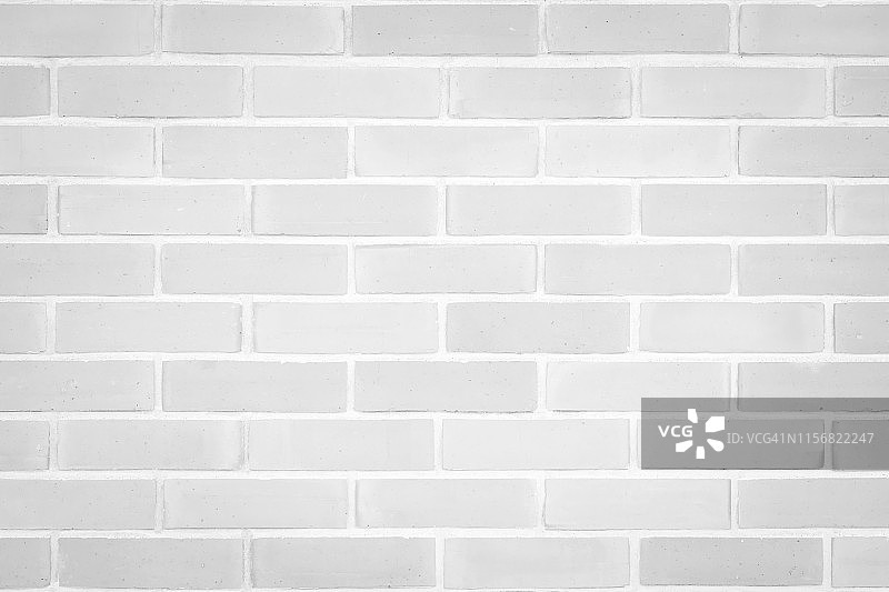 复古风格浅白色灰色砖墙无缝纹理背景图片素材