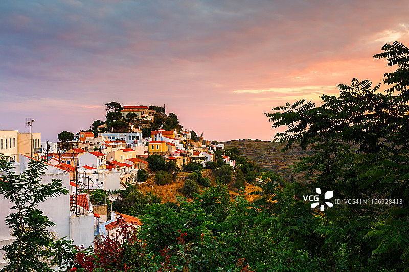 希腊凯阿岛伊乌利达村风光图片素材