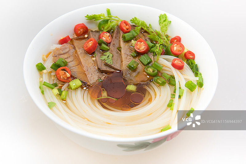 美味的中国米粉特色菜图片素材