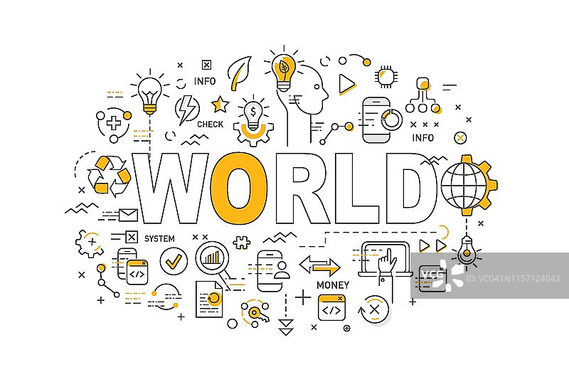 循环工作流程概念图片素材