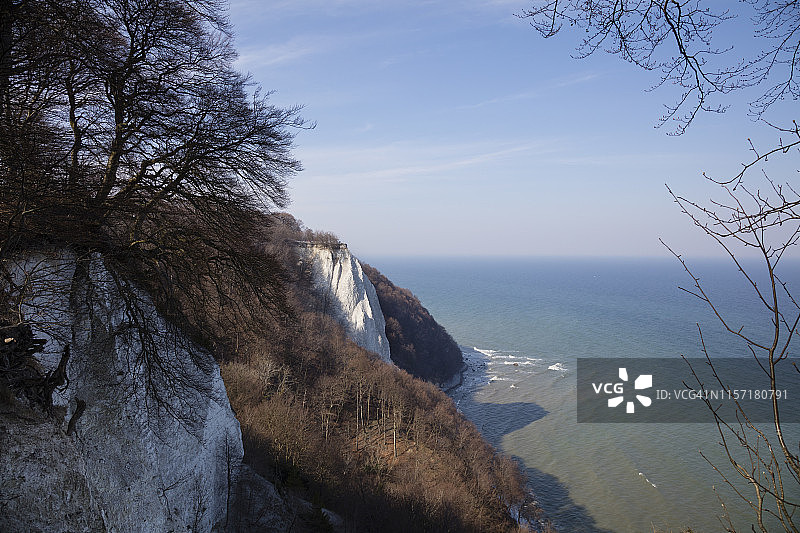 德国梅克伦堡-前波美拉尼亚州吕根岛亚斯蒙德国家公园国王岩图片素材