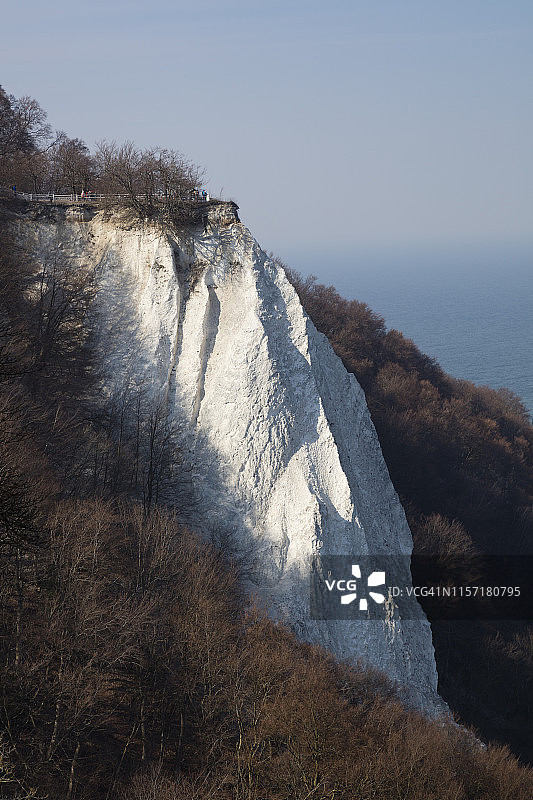 德国梅克伦堡-前波美拉尼亚州吕根岛亚斯蒙德国家公园国王岩图片素材