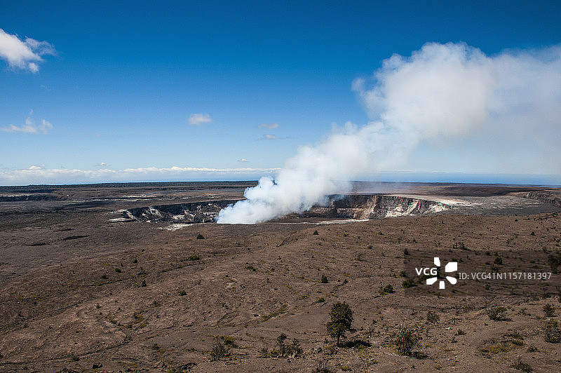 美国夏威夷火山国家公园基拉韦厄火山熔岩湖图片素材
