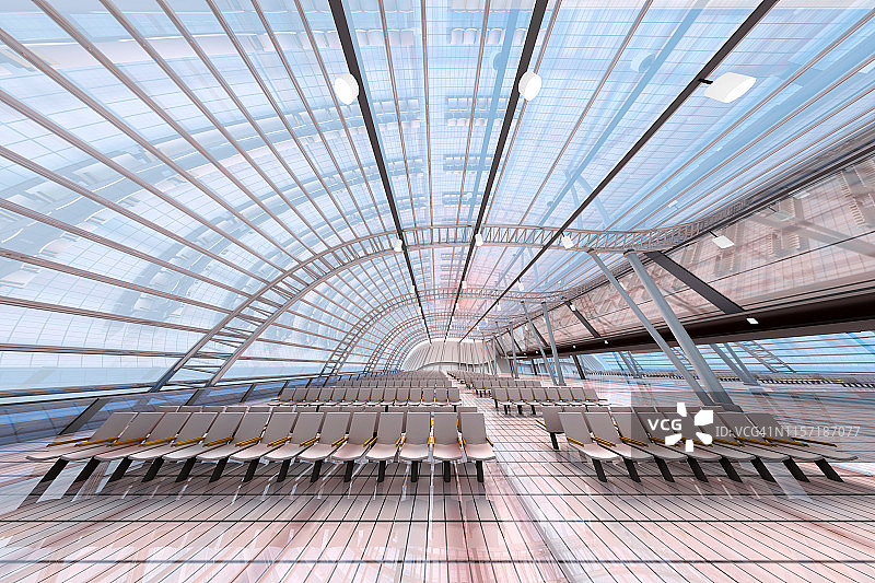 机场建筑可视化3D渲染插图图片素材