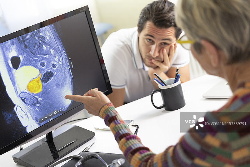 前列腺超声波图片素材