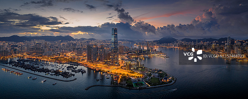 香港西九龙图片素材