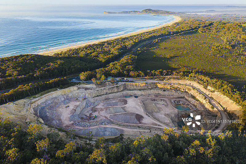 邦尼山采石场图片素材