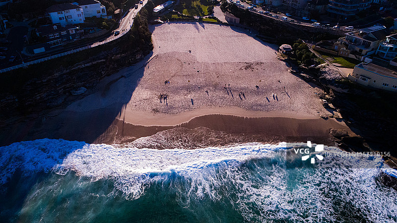 塔玛拉玛海滩鸟瞰图图片素材