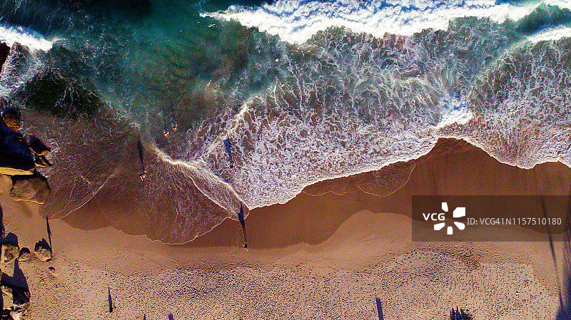 在塔玛拉玛海滩散步图片素材