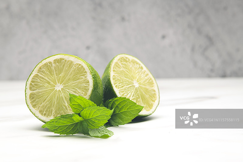 柠檬与薄荷图片素材