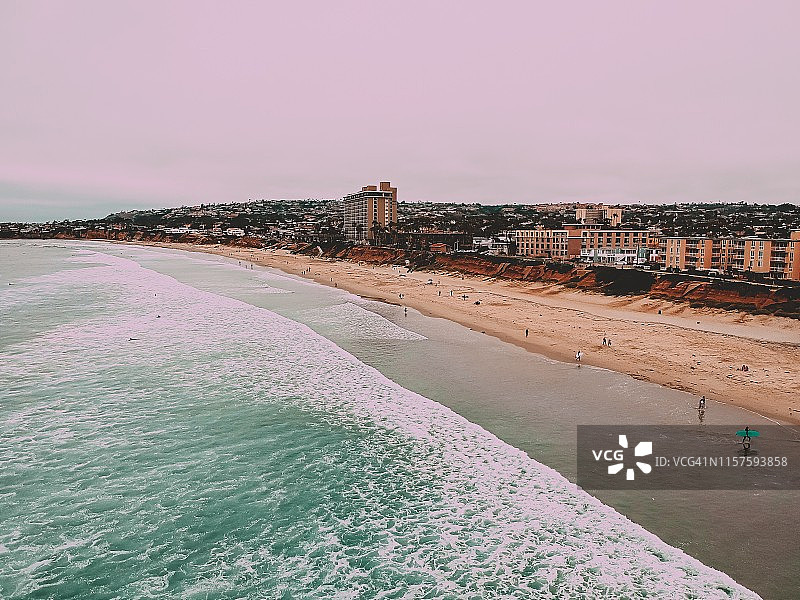 太平洋海滩图片素材