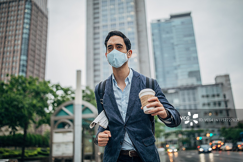 城市中的商人图片素材