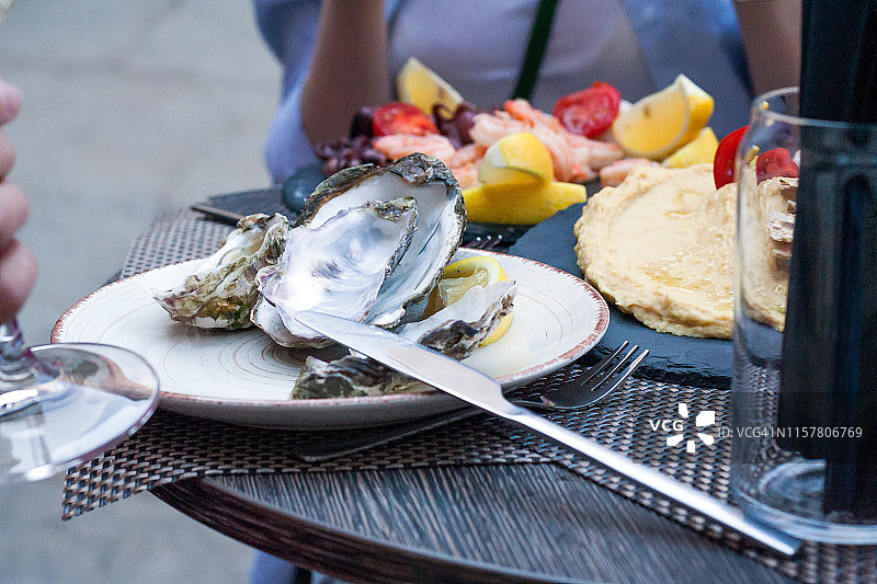 空牡蛎壳图片素材