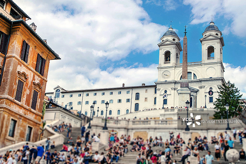 意大利罗马西班牙广场图片素材