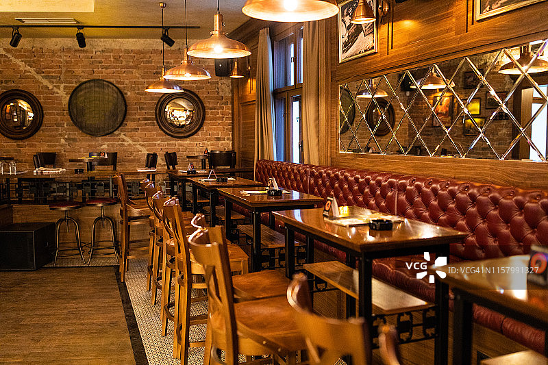 爱尔兰酒吧内部图片素材