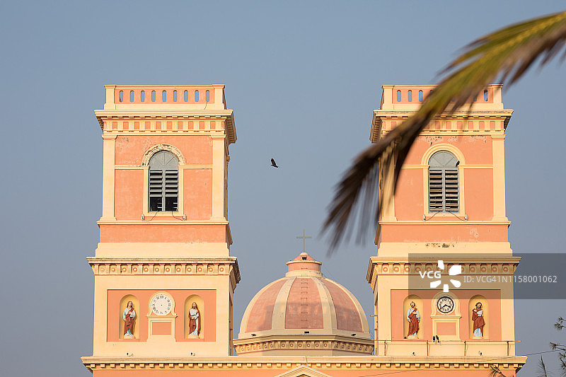 本地治里圣母天使教堂图片素材