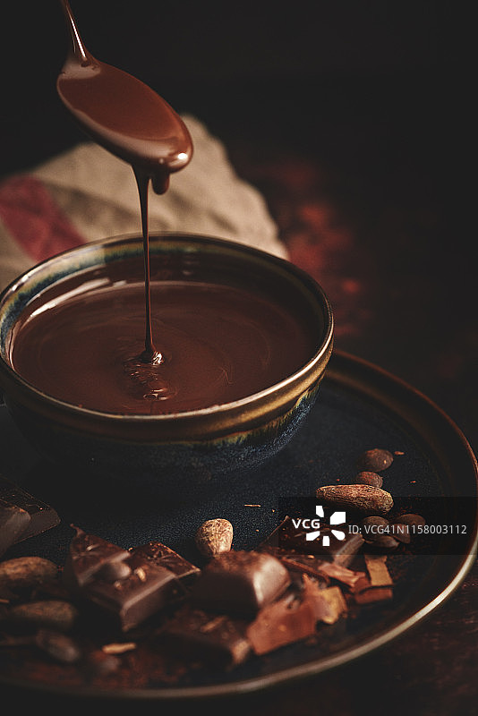 准备优质黑巧克力图片素材