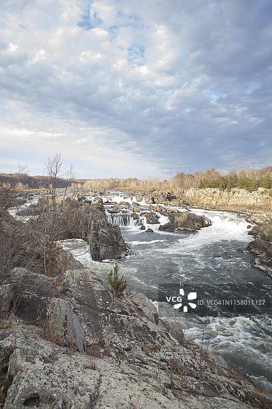 弗吉尼亚州的大瀑布图片素材