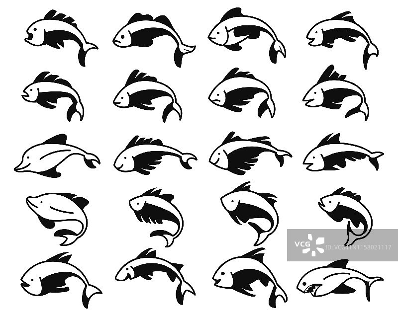 鱼图标设置图片素材