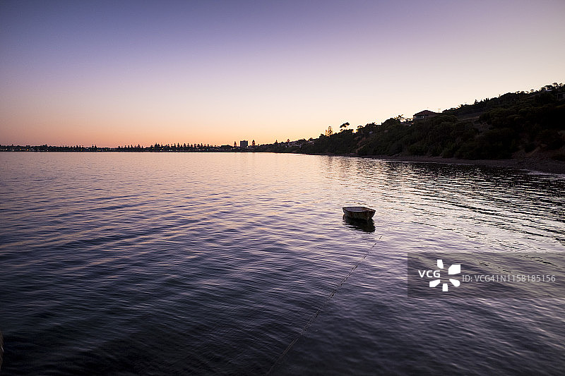 南澳大利亚艾尔半岛林肯港波士顿湾的小艇图片素材