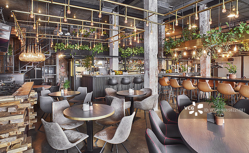 莫斯科的咖啡酒吧图片素材